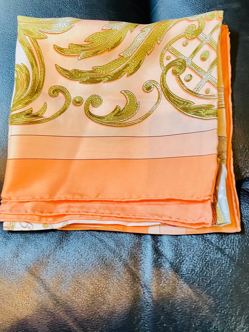 Hermes Equestrian Silk Scarf and Box - Picture 2 of 4